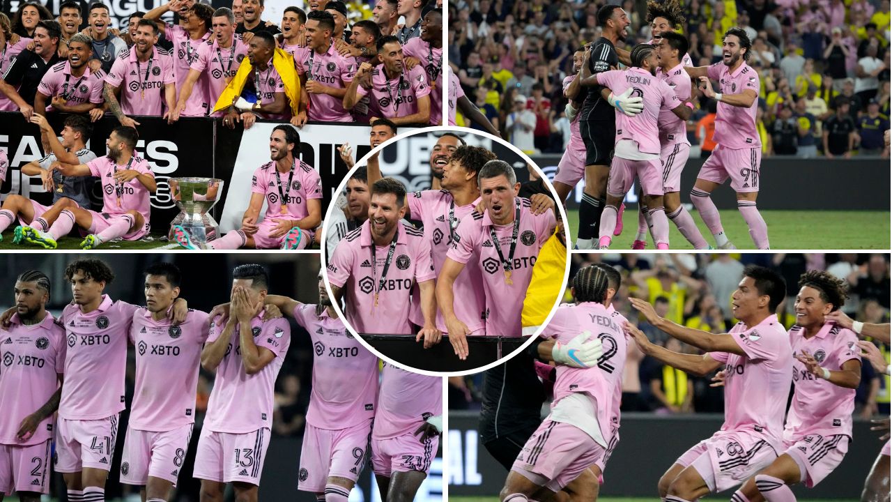 ¡Emoción y locura! Los festejos de David Ruíz con el Inter Miami al ganar la Leagues Cup