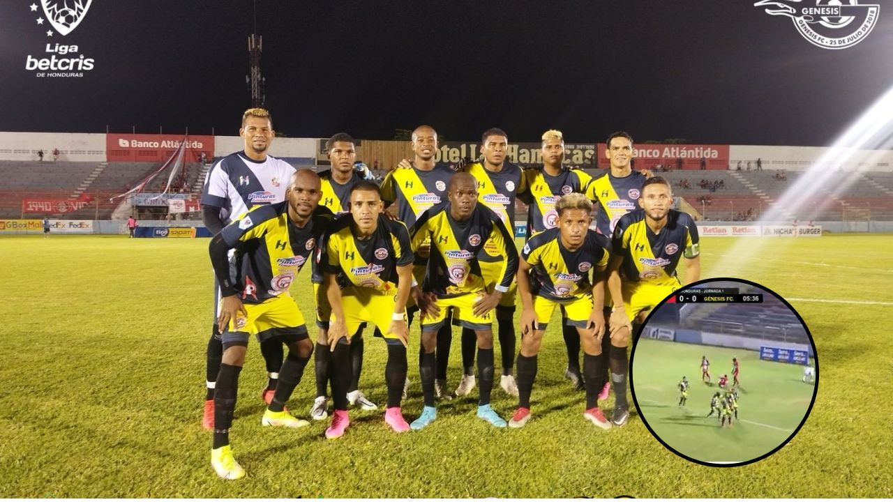Así fue el primer gol del Génesis de Comayagua en la primera división de Honduras