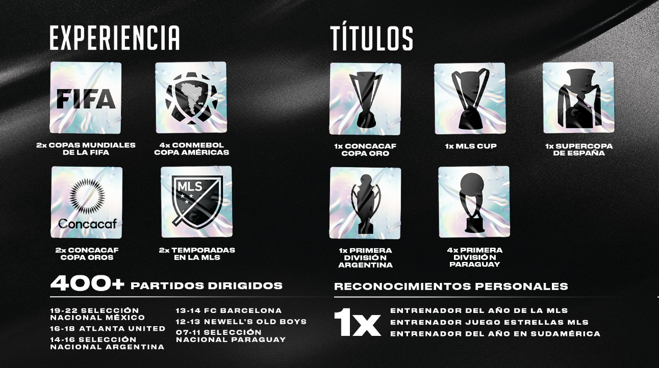 Títulos de Tata Martino