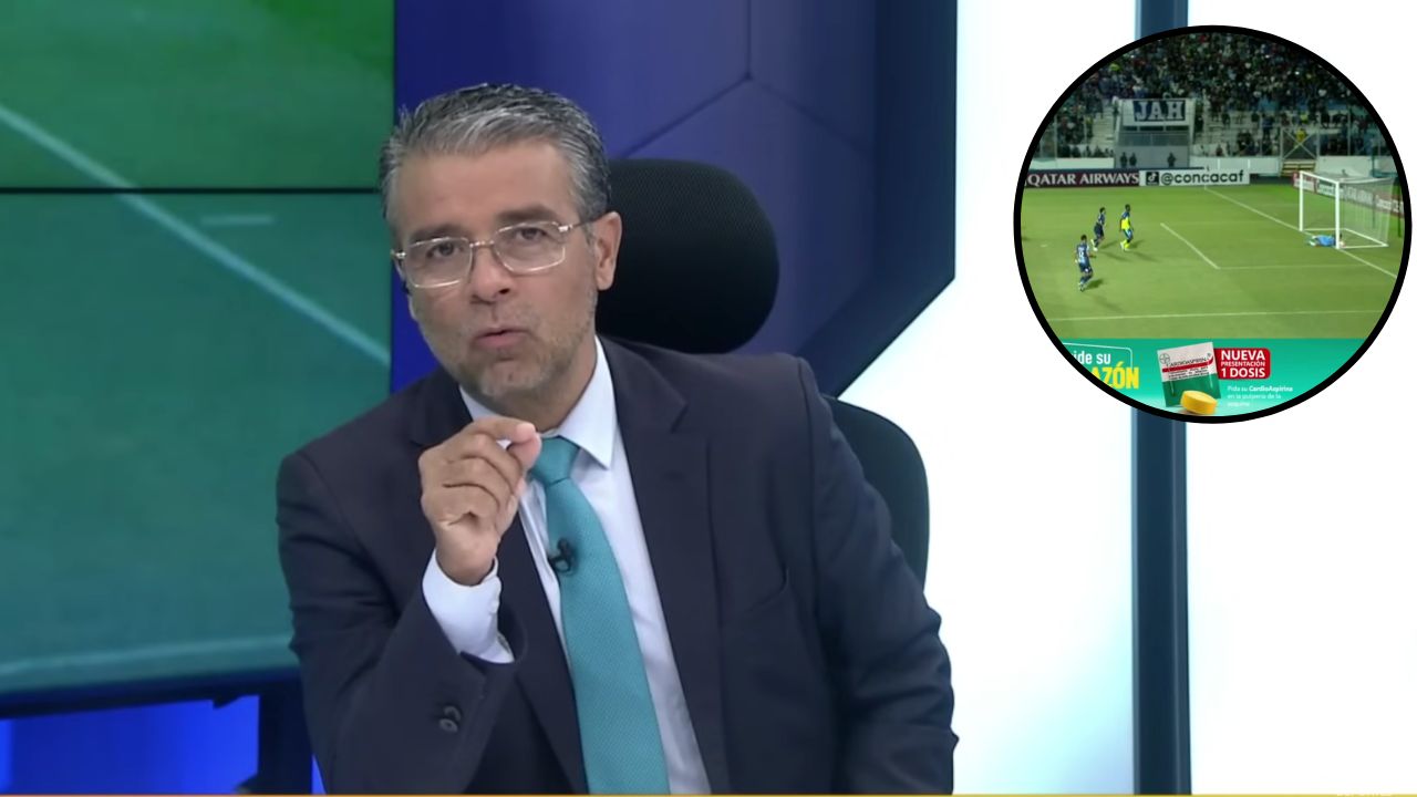 Juan Carlos Pineda y su dictamen al gol de Yeison Mejía con Motagua