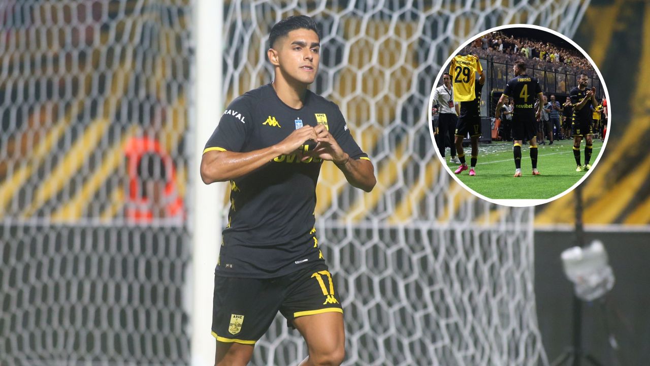 El tremendo gesto de Luis Palma que fue aplaudido por toda Grecia al celebrar su gol
