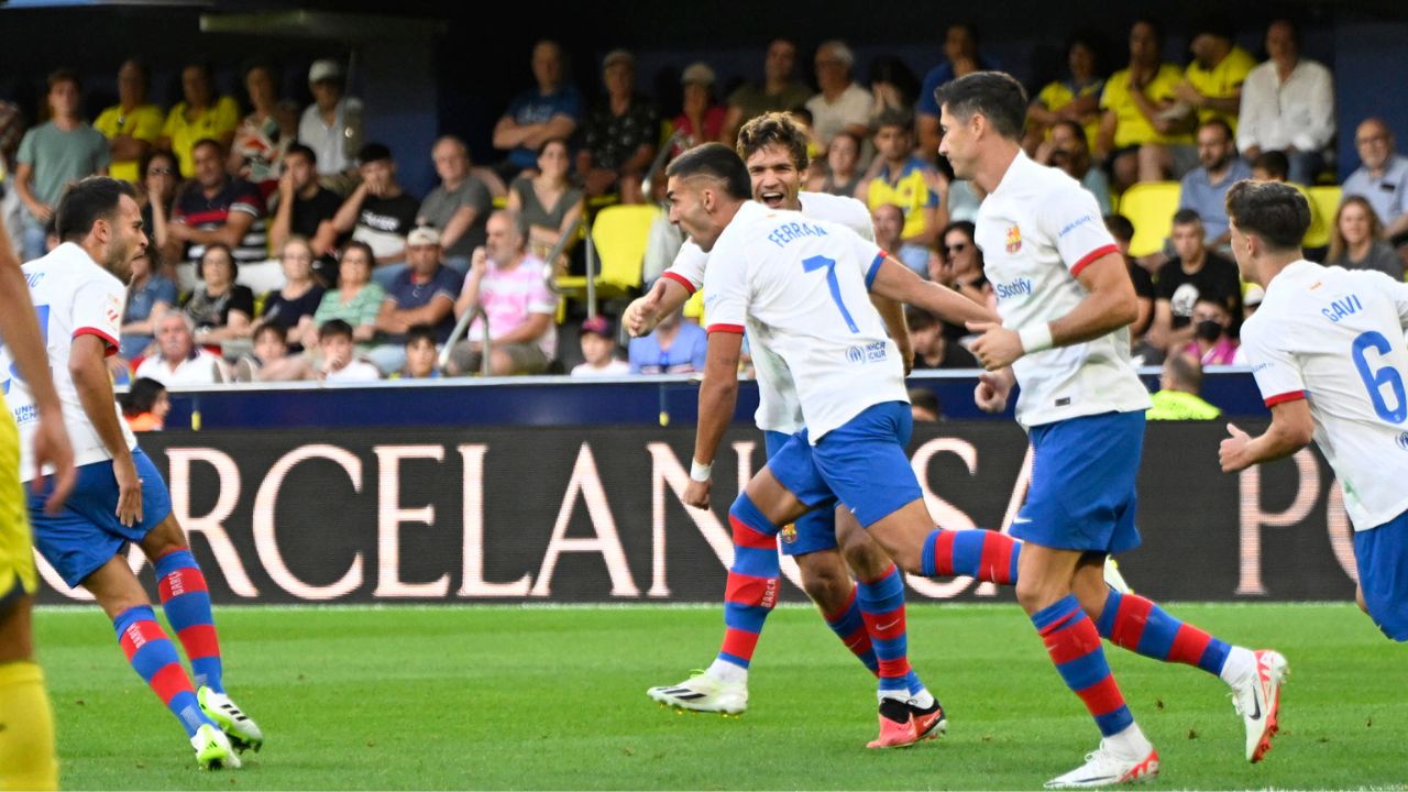 Barcelona se impone de visita a un combativo Villarreal luego de un duelo frenético