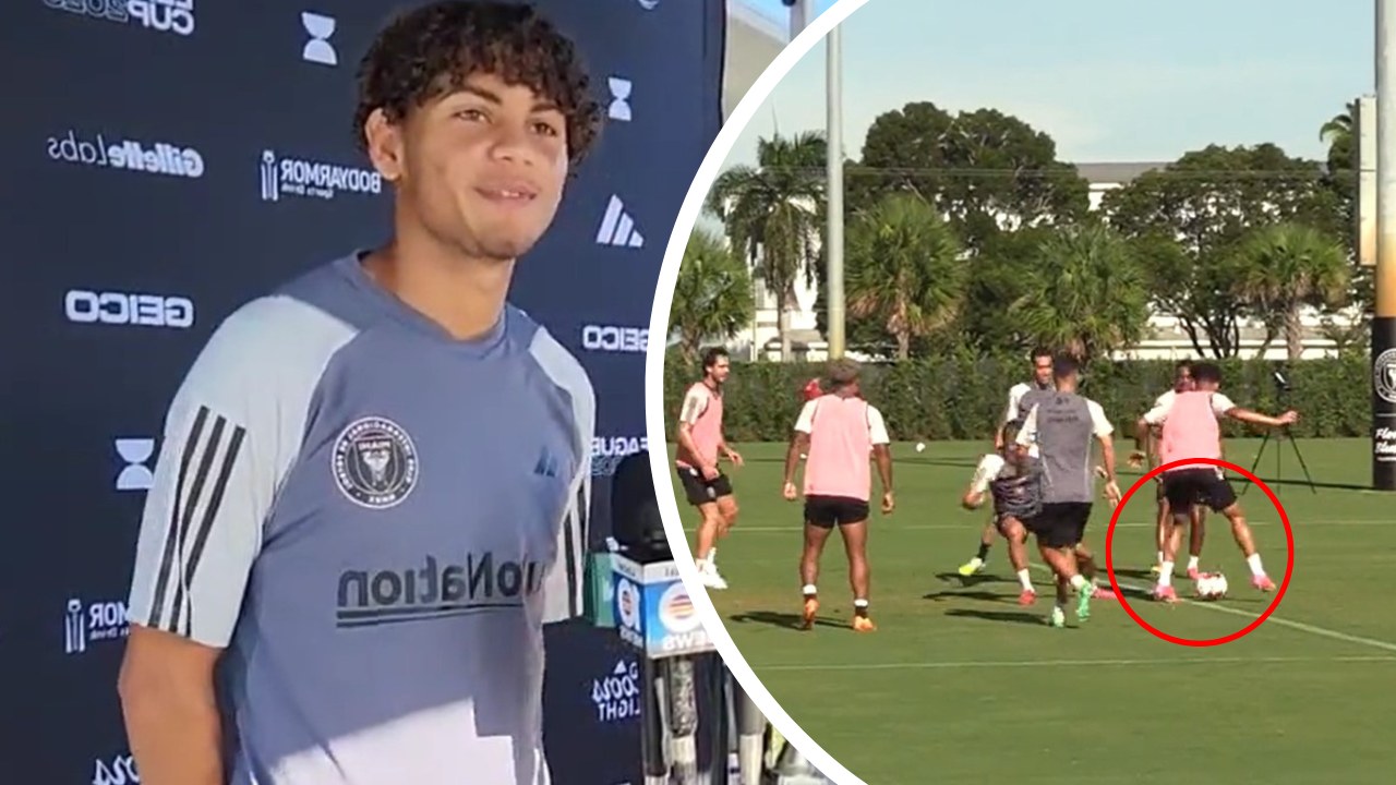 David Ruiz deja nuevo mensaje a  Rueda y se luce con golazo en entrenamiento del Inter Miami