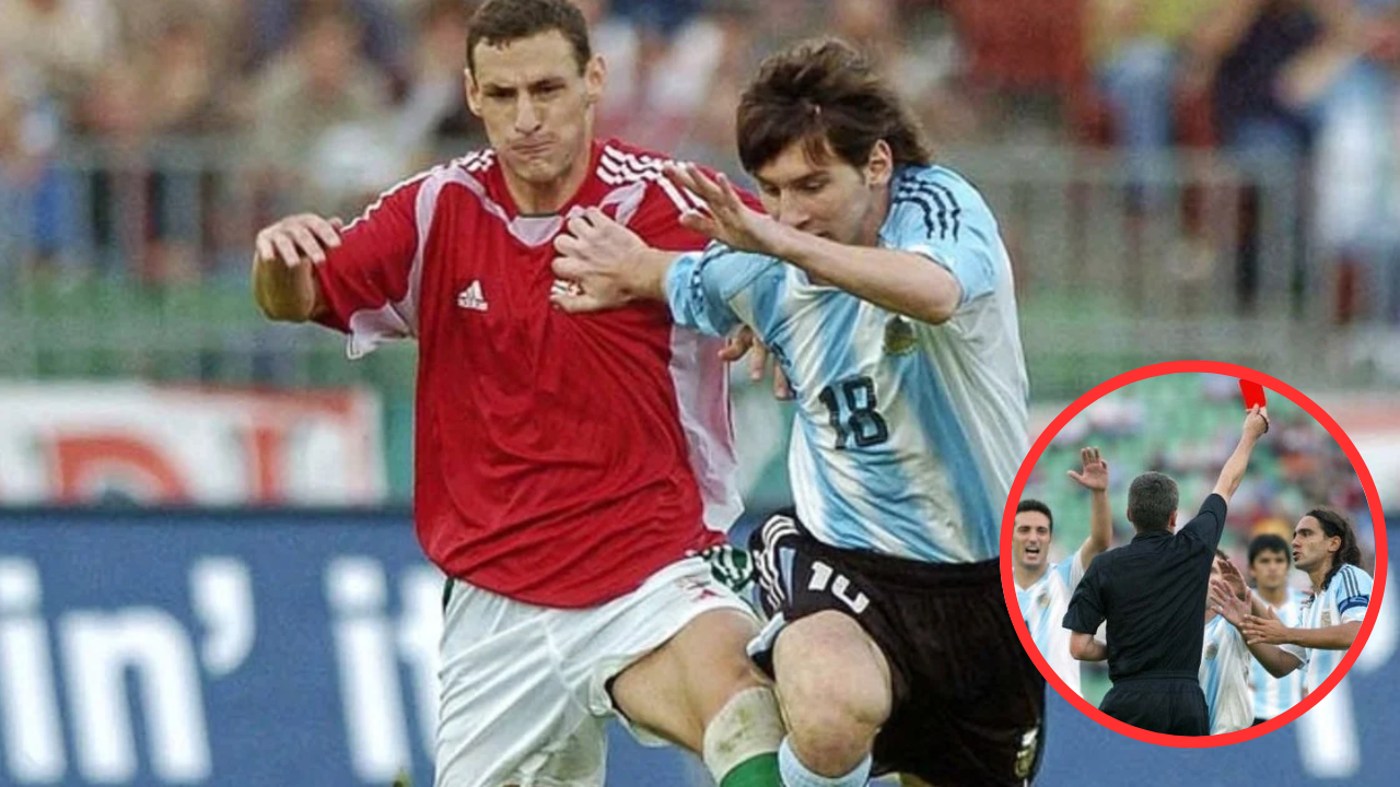 Debut de Messi en Argentina y el por qué le sacaron tarjeta roja en su primer partido