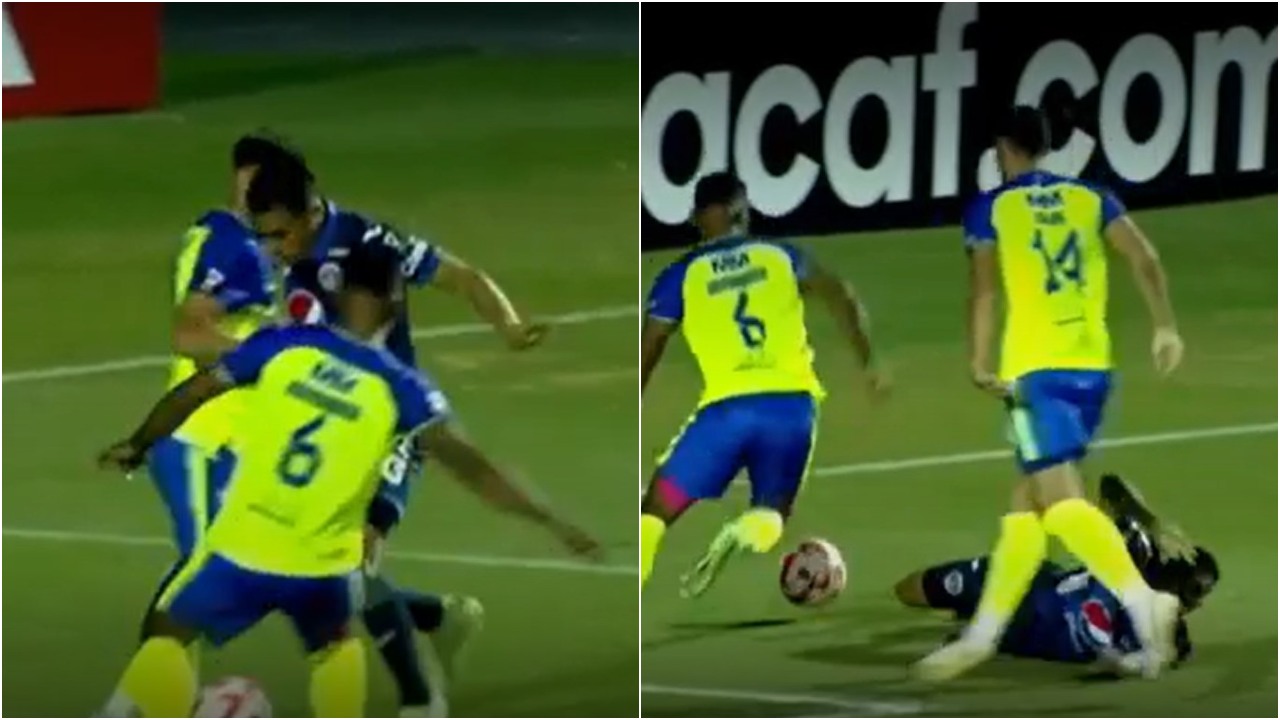 Así fue la polémica jugada que pudo ser penal para Motagua ante Olancho FC