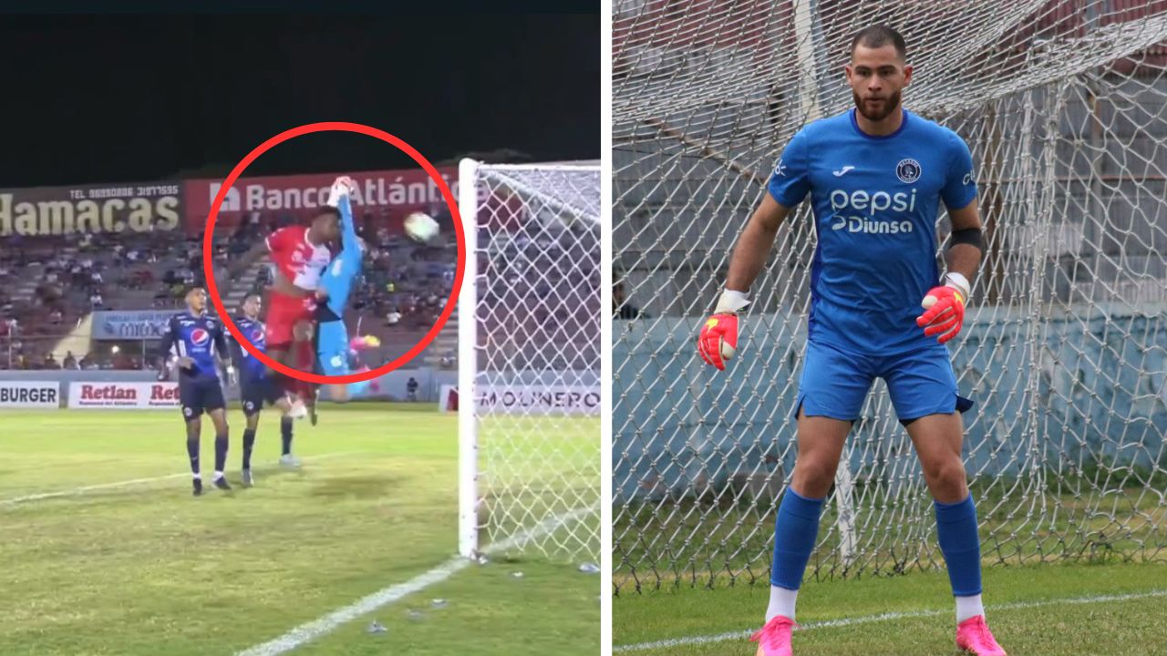 El infantil error de Quique Facussé que le costó un gol en contra a Motagua contra  Vida