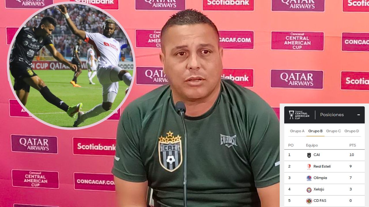 Entrenador del CAI expone cómo logró eliminar al Olimpia de la Copa Centroamericana