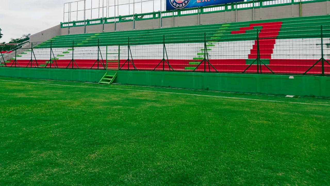 Así luce el estadio Yankel Rosenthal tras las mejoras en la grama para el Apertura 2023