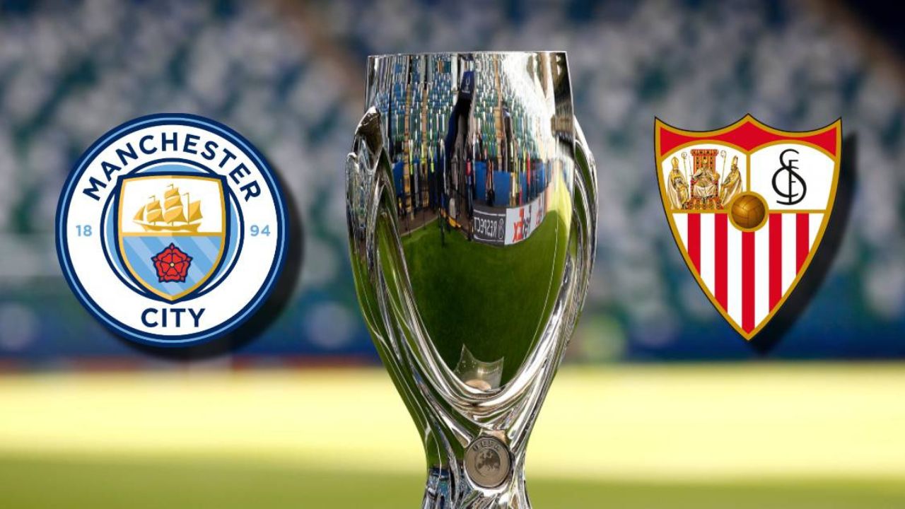 Manchester City vs Sevilla: día, hora y canal en el que podrán ver la final de la Supercup