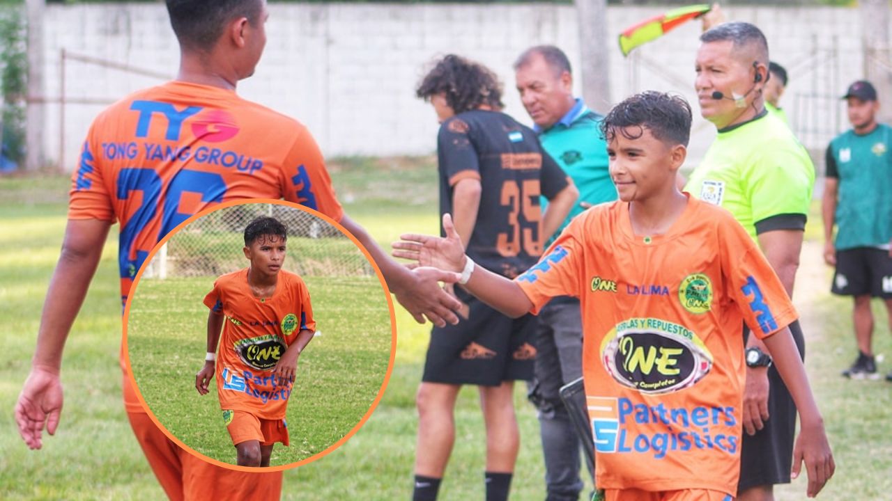 Equipo hondureño debuta joven de 14 años que jugará el Apertura 2023