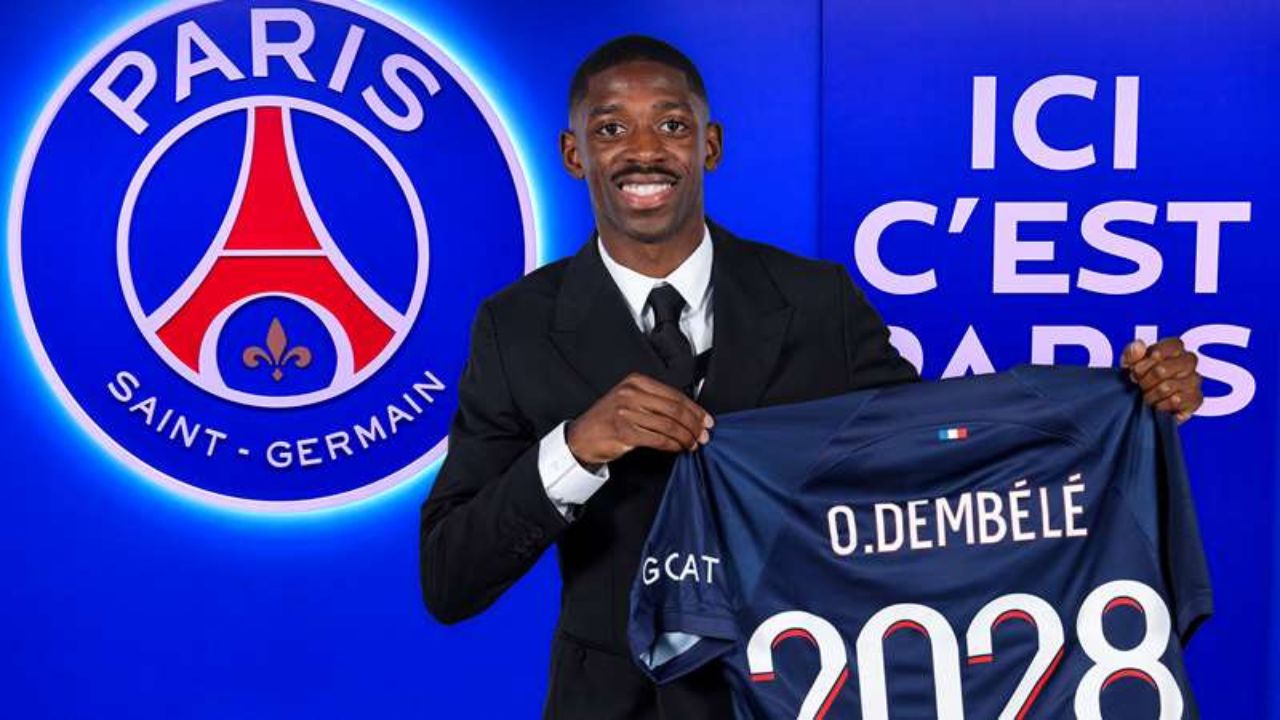PSG anuncia de manera oficial el traspaso de Ousmane Dembélé