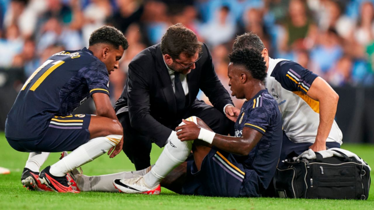 Real Madrid revela el tiempo que estará fuera de las canchas Vinicius por lesión