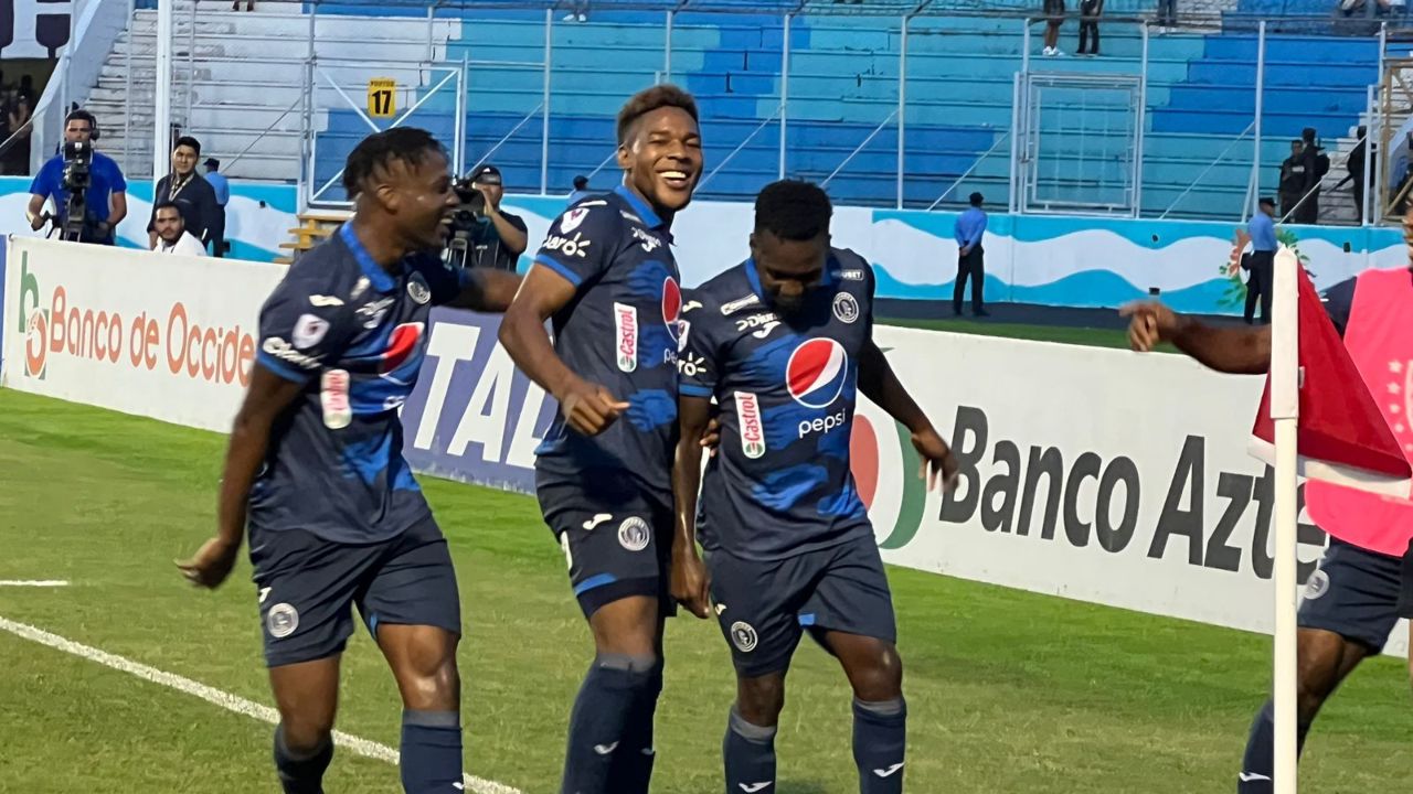 Motagua se sacude y  le receta goleada a Marathón en su primer triunfo en el Apertura 2023