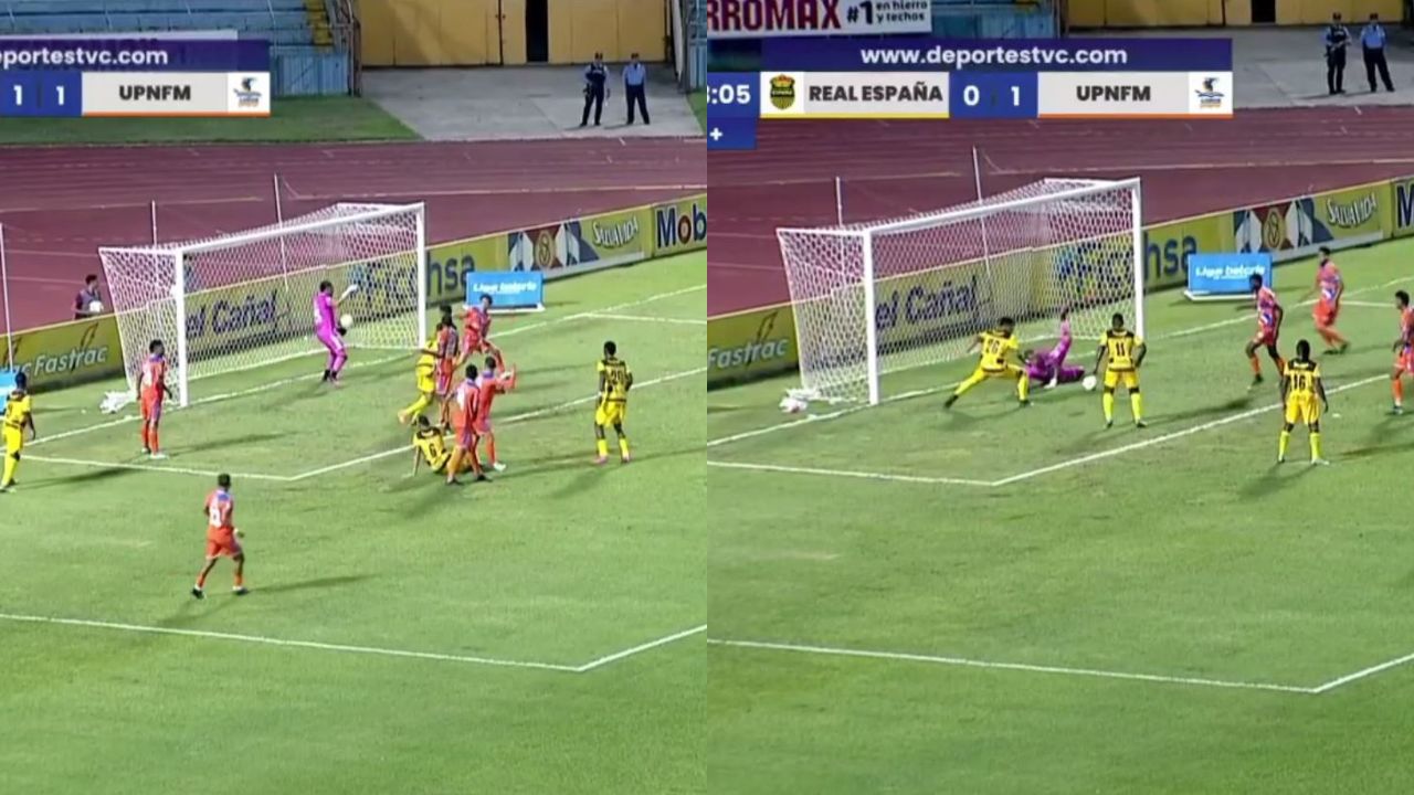 Portero de Lobos UPN explota contra el arbitraje por goles del Real España
