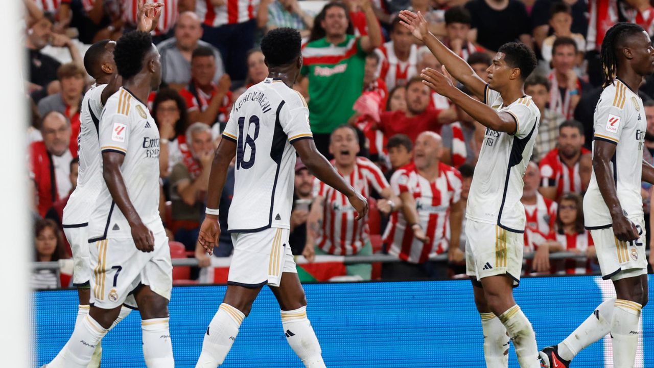 Real Madrid se estrena con un golpe de autoridad ante el Athletic Club en San Mamés
