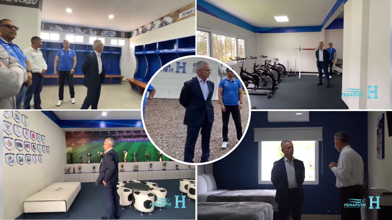 Así fue la visita de Reinaldo Rueda al Hotel de Selecciones en Siguatepeque