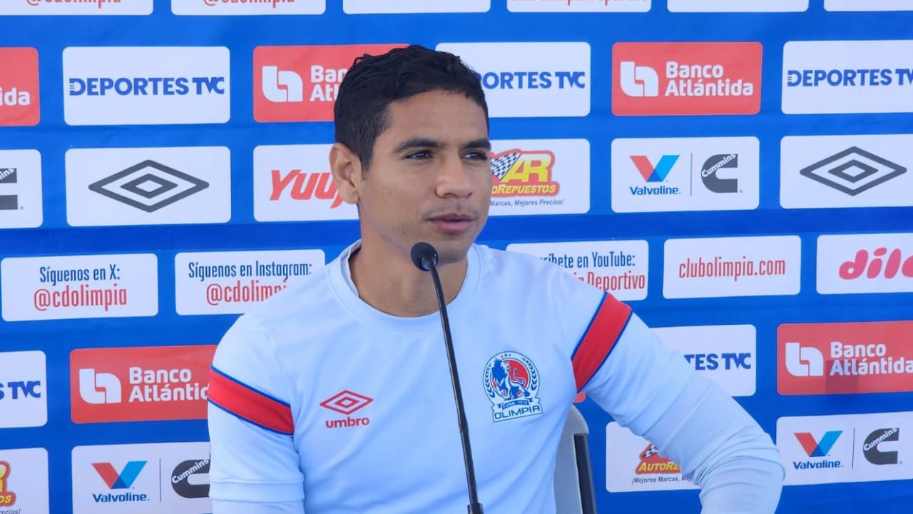 Carlos Pineda confiesa la dificultad de jugar vs Marathón y el objetivo del Olimpia en la temporada