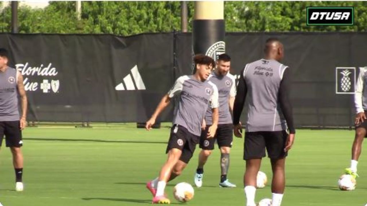 Así fue el regreso de David Ruíz a los entrenos del Inter Miami tras debutar con Honduras