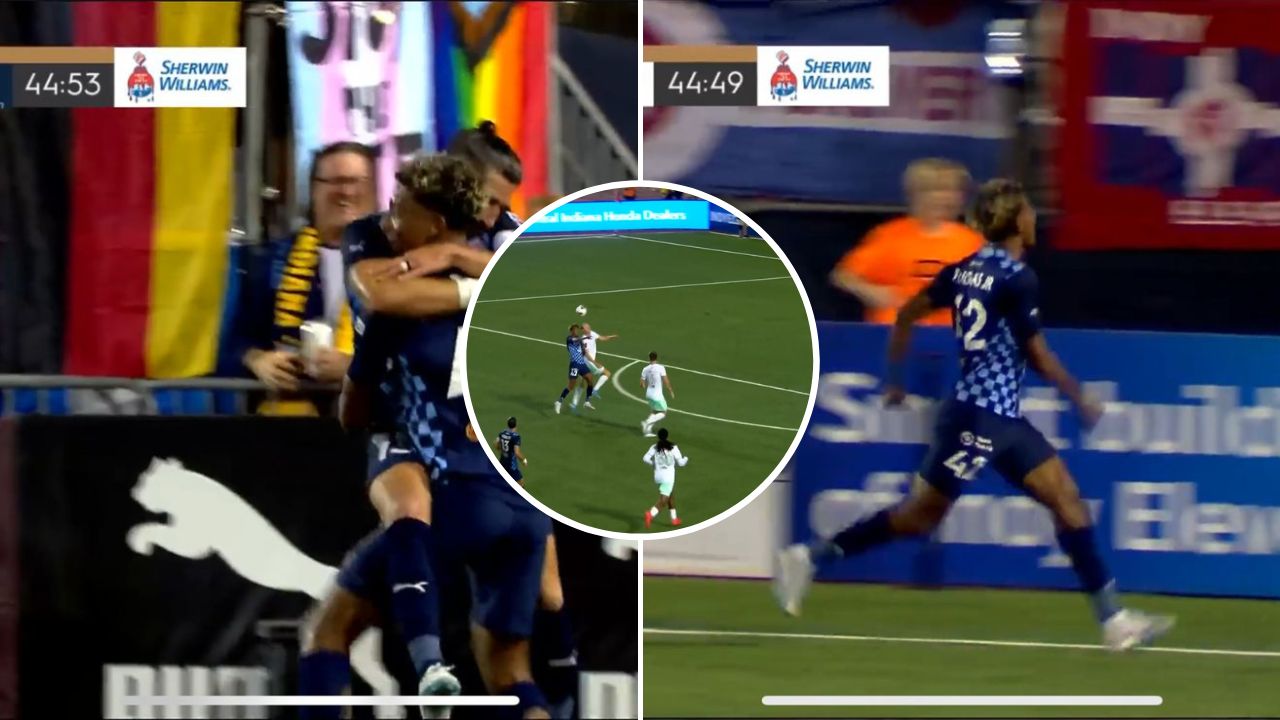 Douglas Martínez anota golazo con su equipo en la USL de Estados Unidos