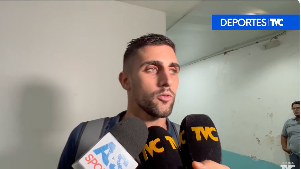 Lucas Campana explicó lo que sintió al anotar el gol del triunfo del Motagua vs Génesis