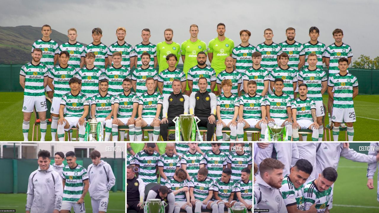 Luis Palma 'murió de frío' durante las fotos oficiales del Celtic para la presente temporada