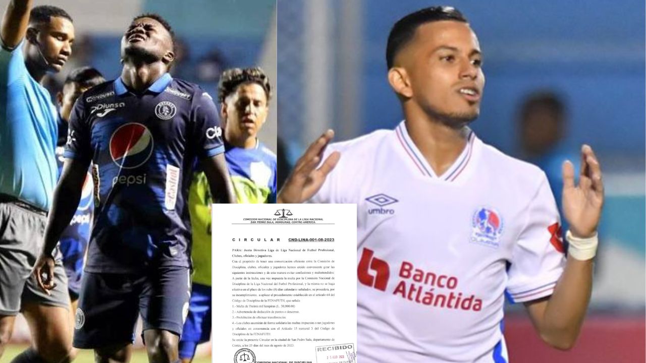 Clubes de Liga Nacional reciben fuerte amenaza de la Comisión de Disciplina y pueden perder puntos