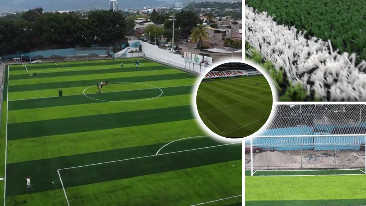 Segundo estadio capitalino estrena nueva y lujosa grama para el Apertura 2023 ¿Cuánto costó?