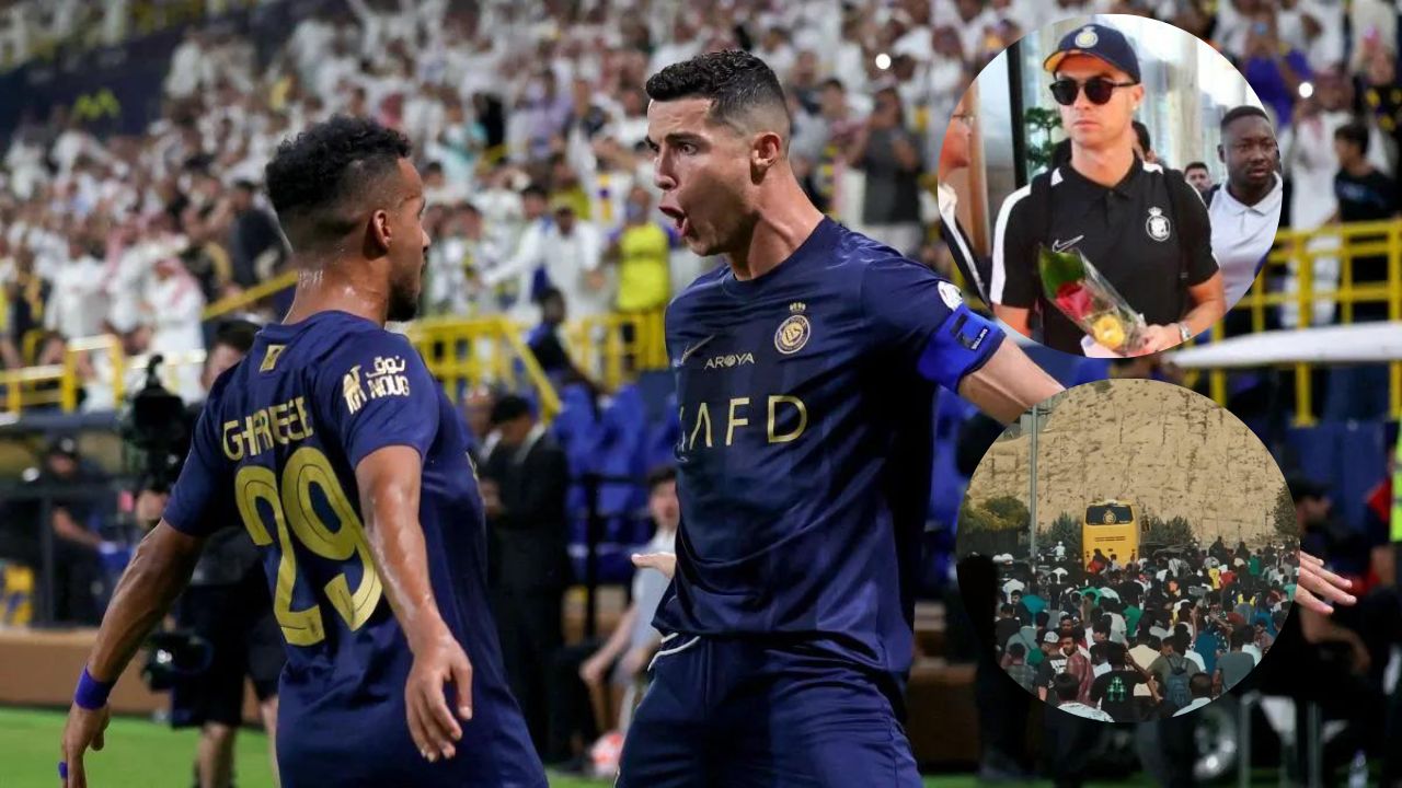 Cristiano Ronaldo en Irán desata la locura y participa en el triunfo del Al Nassr vs Persepolis