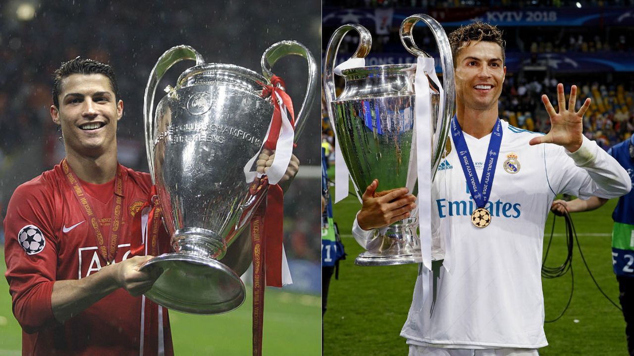 ¿Cuántas Champions tiene CR7?, palmarés del portugués en el torneo de clubes más importante de Europa