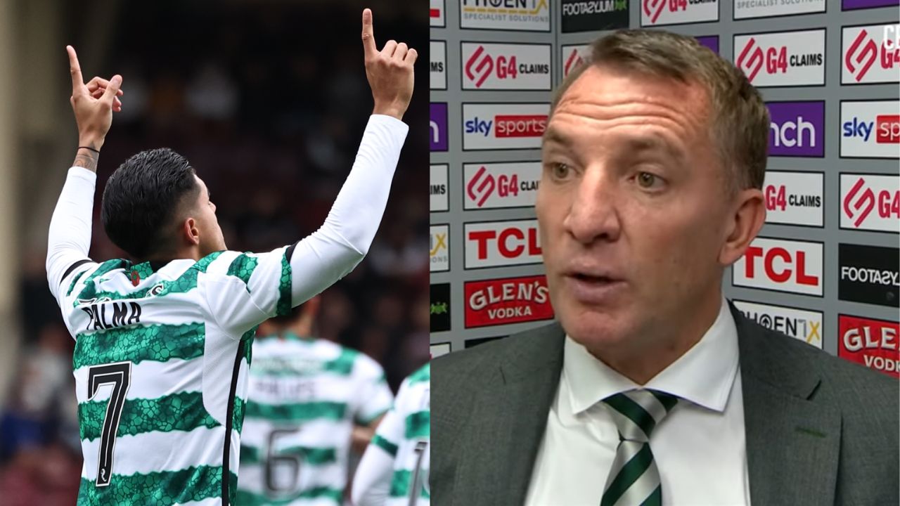 Entrenador del Celtic reacciona tras el primer gol de Luis Palma en Escocia