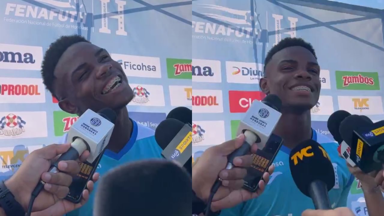 Carter Bodden protagoniza divertida entrevista previo a su debut con Honduras