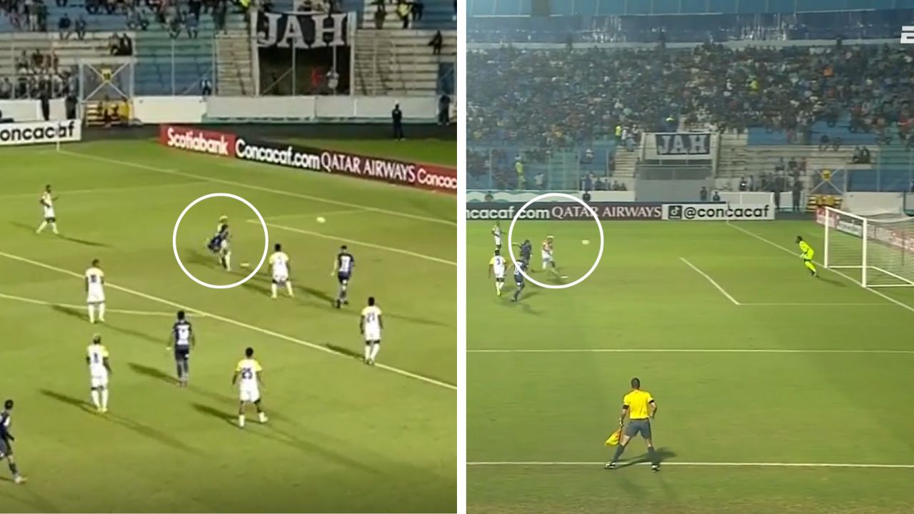 Así fue el golazo de Agustín Auzmendi para la ventaja de Motagua