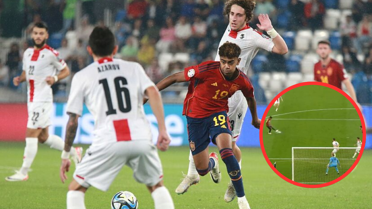 Gol Lamine Yamal con España, así fue la anotación en el debut del jugador más joven de la 'Roja'