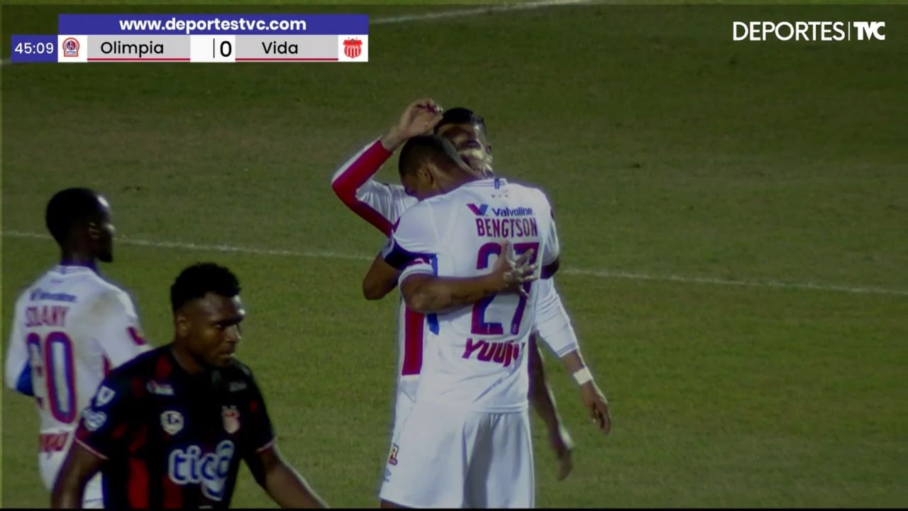 Así fue el triplete de goles de Jerry Bengtson en el triunfo del Olimpia