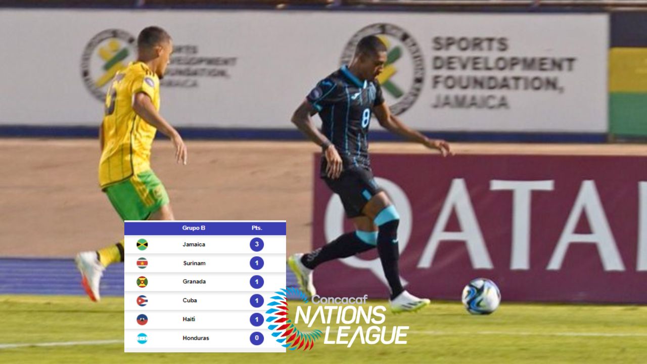 Lo que necesita Honduras para avanzar en la Liga de Naciones tras perder contra Jamaica