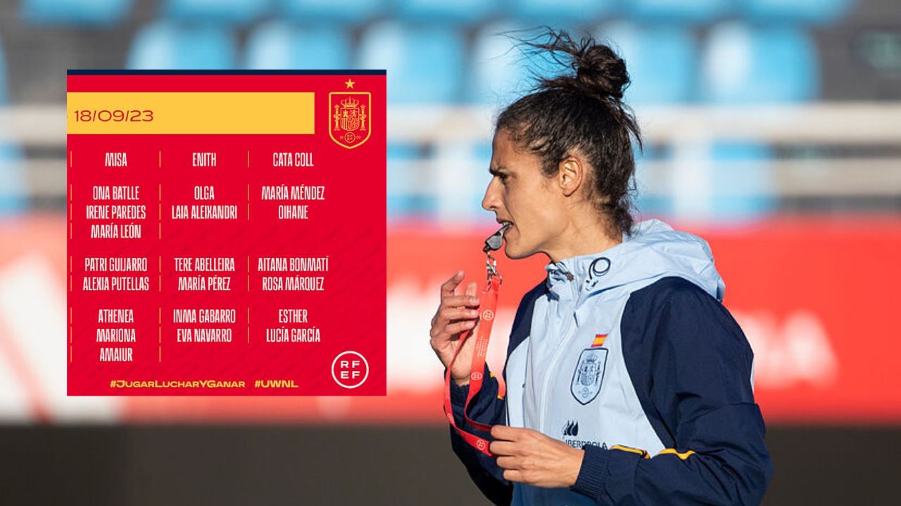 Lista de jugadoras selección española convocadas por Montse Tomé para los juegos de Nations League