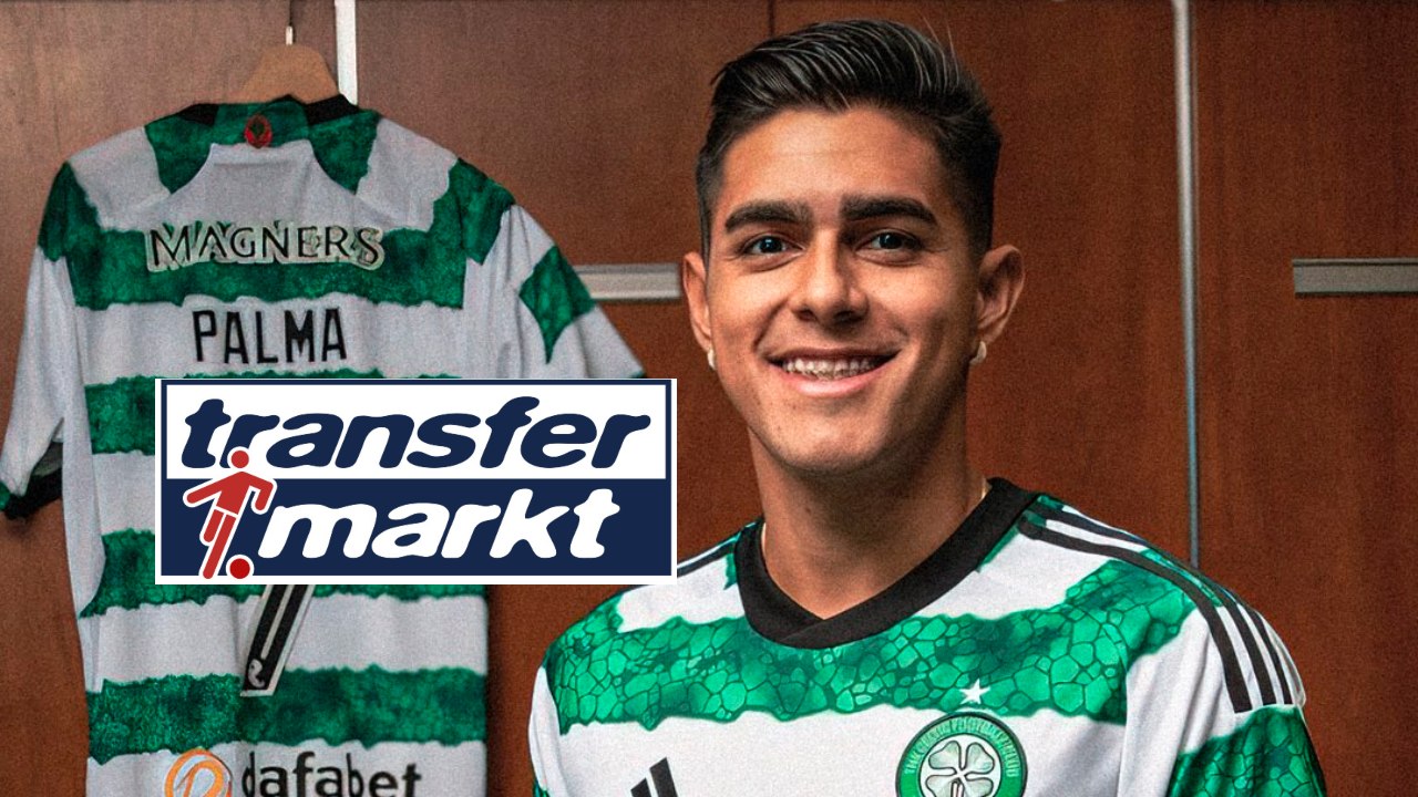 Luis Palma alcanza su precio más alto tras fichar por el Celtic, según Transfermarkt
