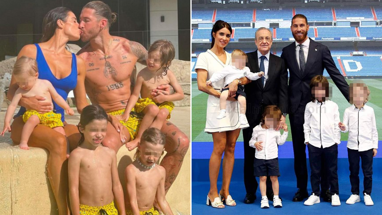 Pareja e hijos de Sergio Ramos, así es Pilar Rubio y sus descendientes Sergio Junior, Marco, Alejandro y Máximo