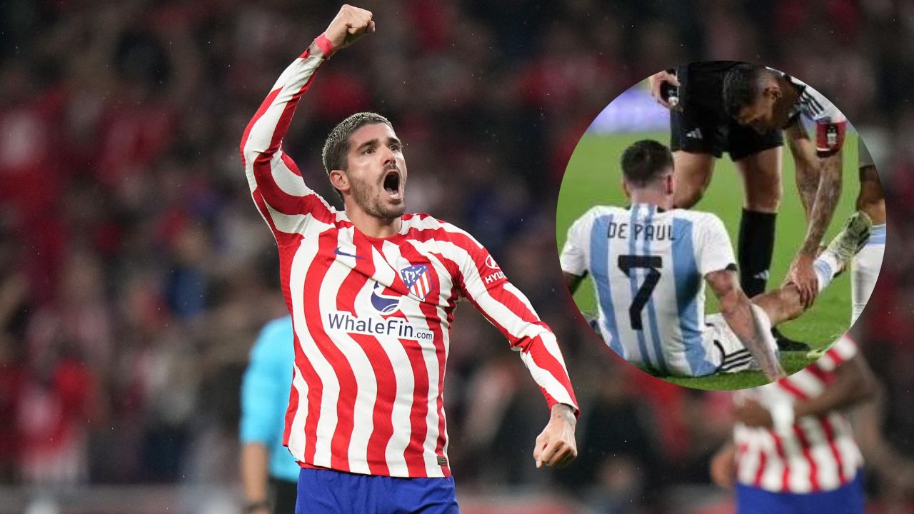 ¿Por qué no jugó De Paul el clásico que enfrentó al Atlético de Madrid ante Real Madrid?