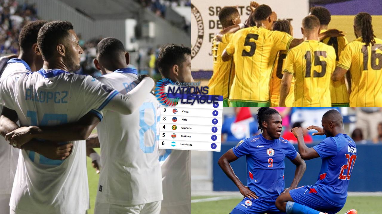 Tabla de posiciones: Honduras escala y Jamaica rescata un punto en Liga de Naciones