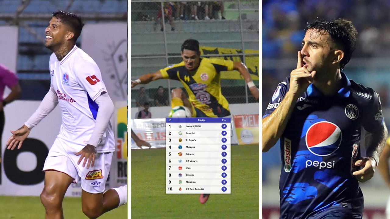 Así está la tabla de posiciones de Liga Nacional de Honduras tras disputada la Jornada 11