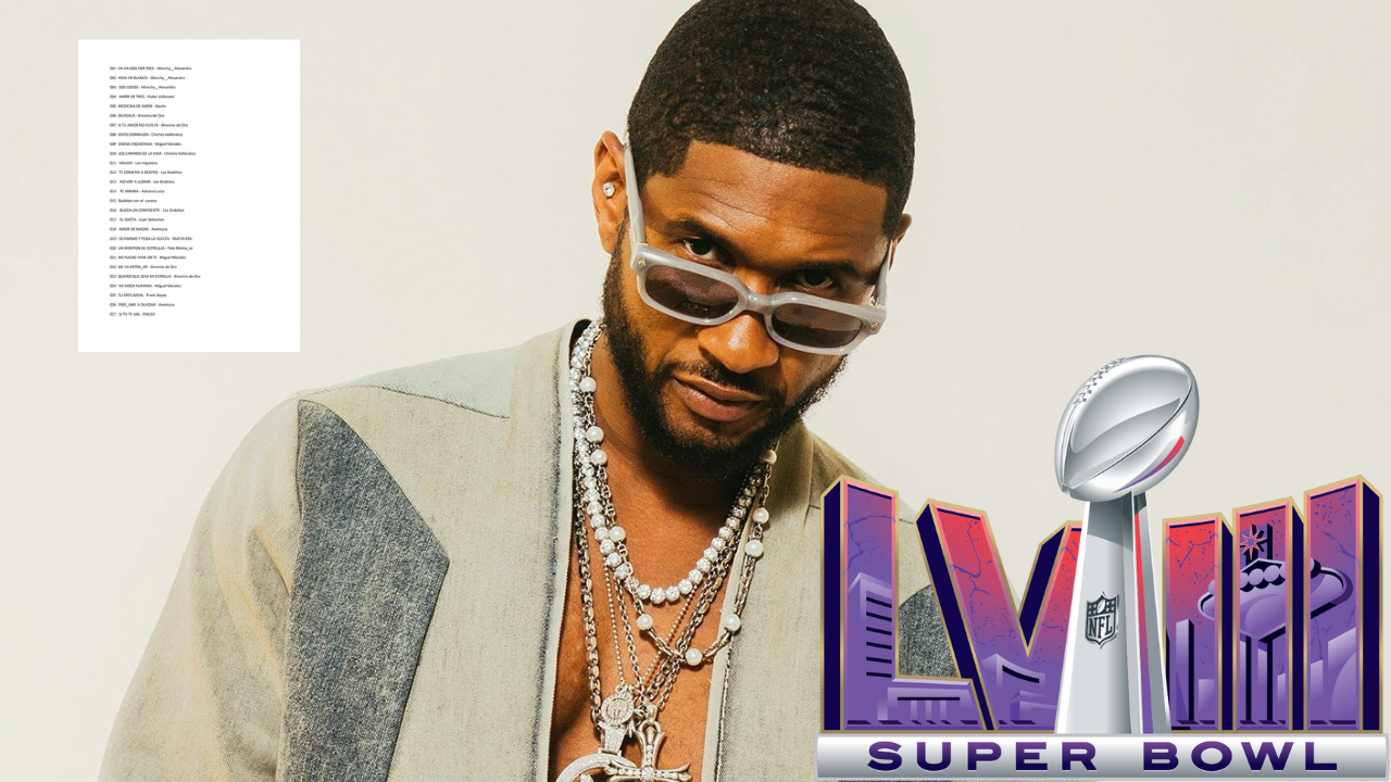 Usher Concierto de Medio Tiempo Super Bowl 2024, este es el setlist y posibles colaboraciones del cantante