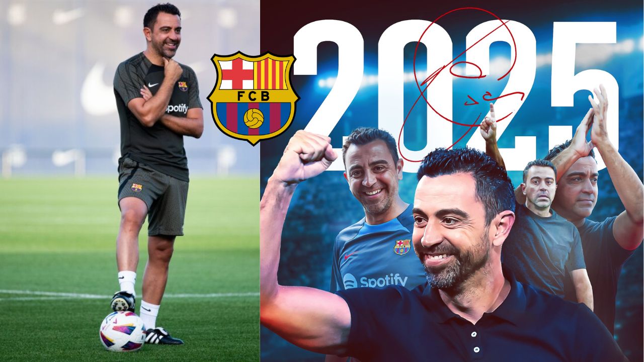 FC Barcelona confirma la renovación de Xavi como técnico del club por dos temporadas más
