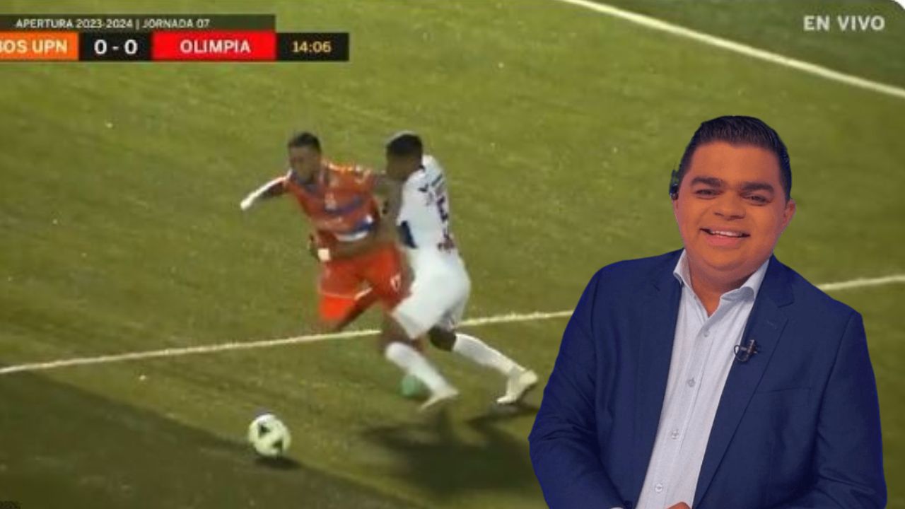 Rely Maradiaga analiza penal no pitado en el partido Lobos UPN vs Olimpia