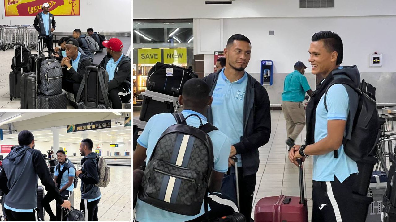 Selección de Honduras arriba a Jamaica para comenzar su misión en Liga de Naciones