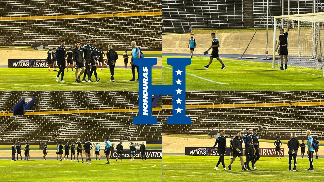Honduras conoció la cancha donde jugará contra Jamaica en Kingston