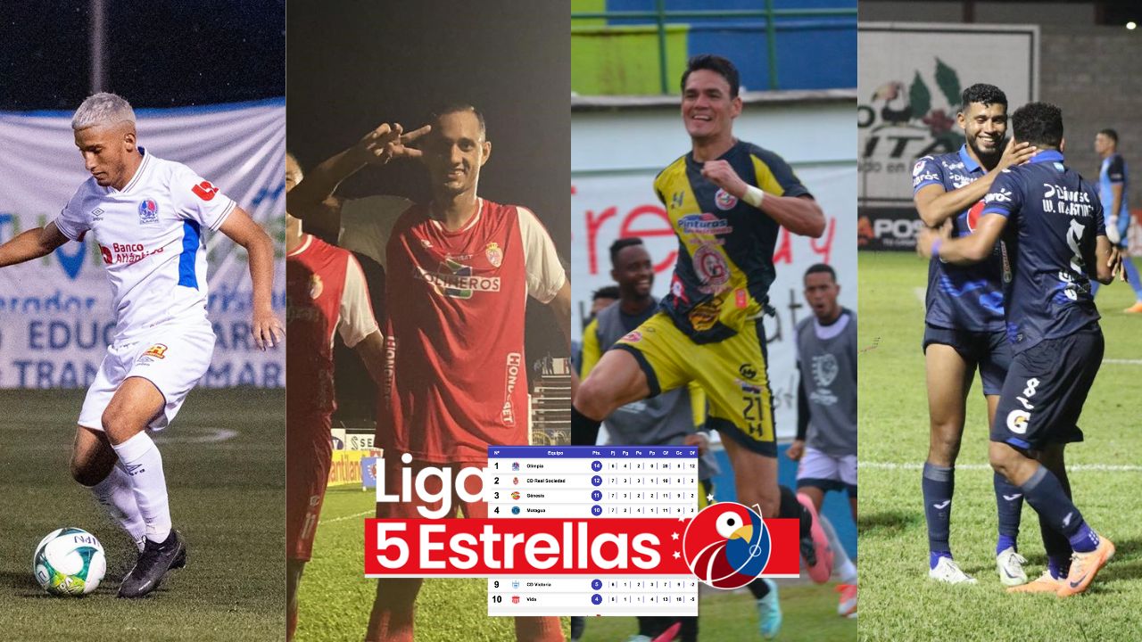 Tabla de posiciones liga nacional: Así queda tras disputada la jornada 7 del Apertura