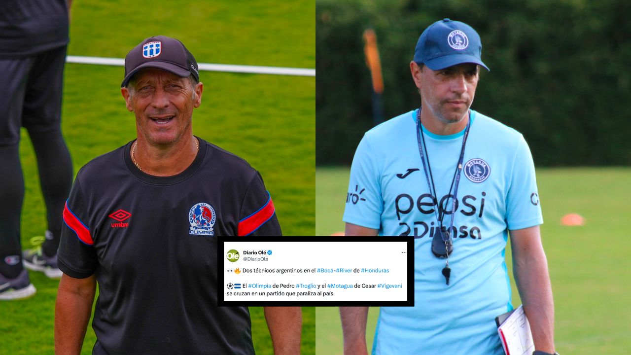Medio argentino presume el clásico capitalino entre Olimpia vs Motagua y así lo denomina