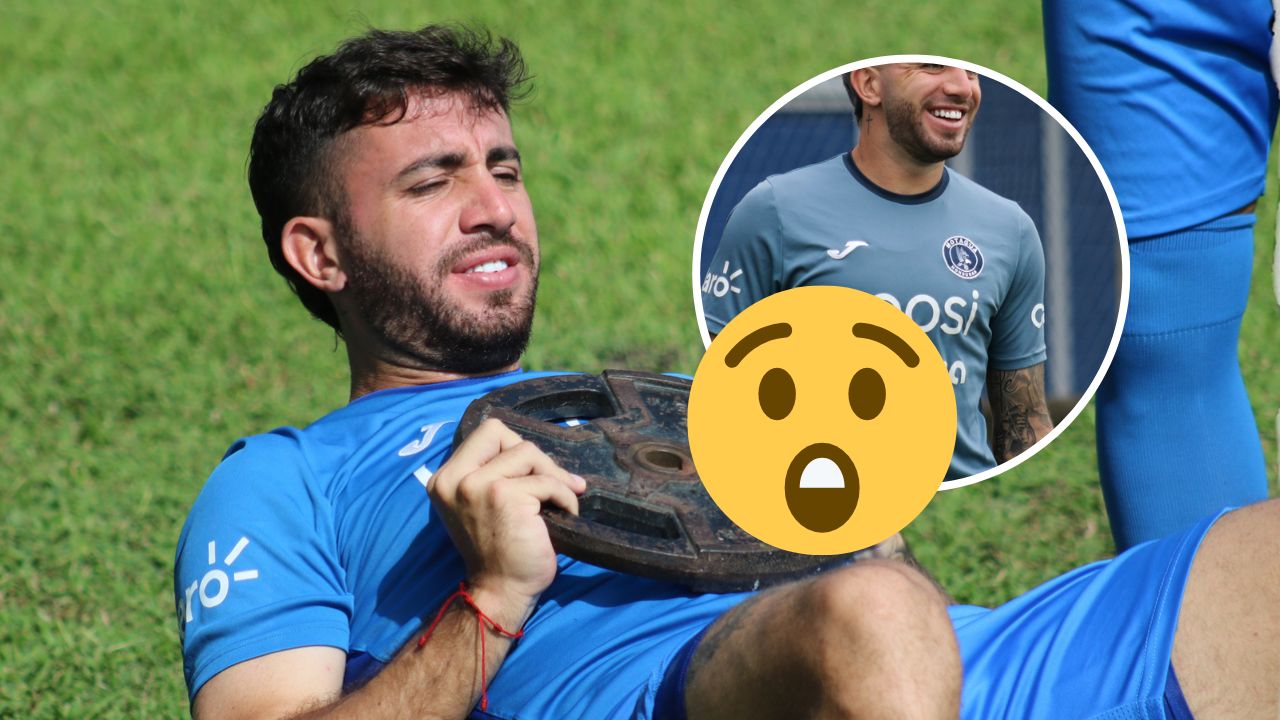 Agustín Auzmendi sorprende al aparecer con nuevo look en entrenamiento de Motagua
