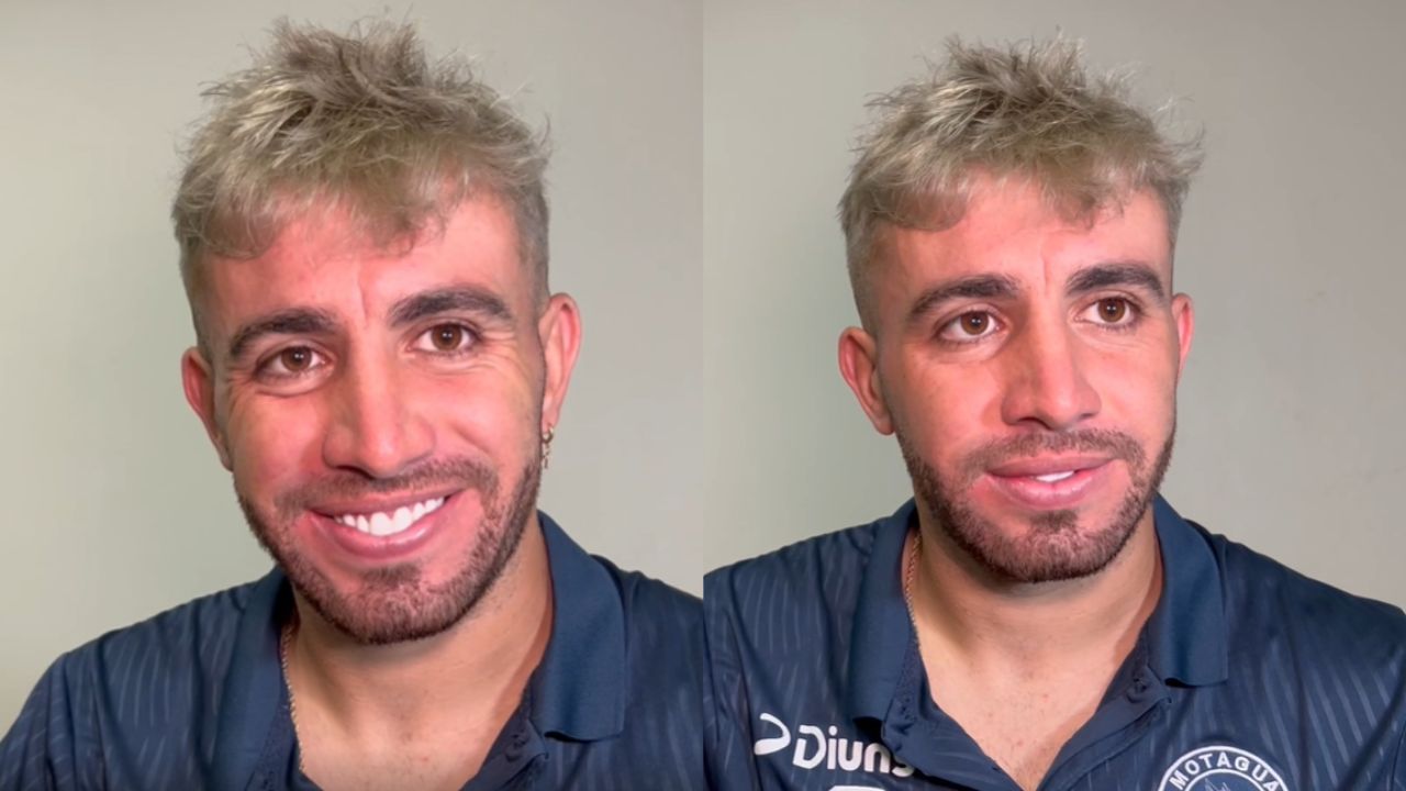 Agustín Auzmendi revela por qué se pintó el pelo de plateado